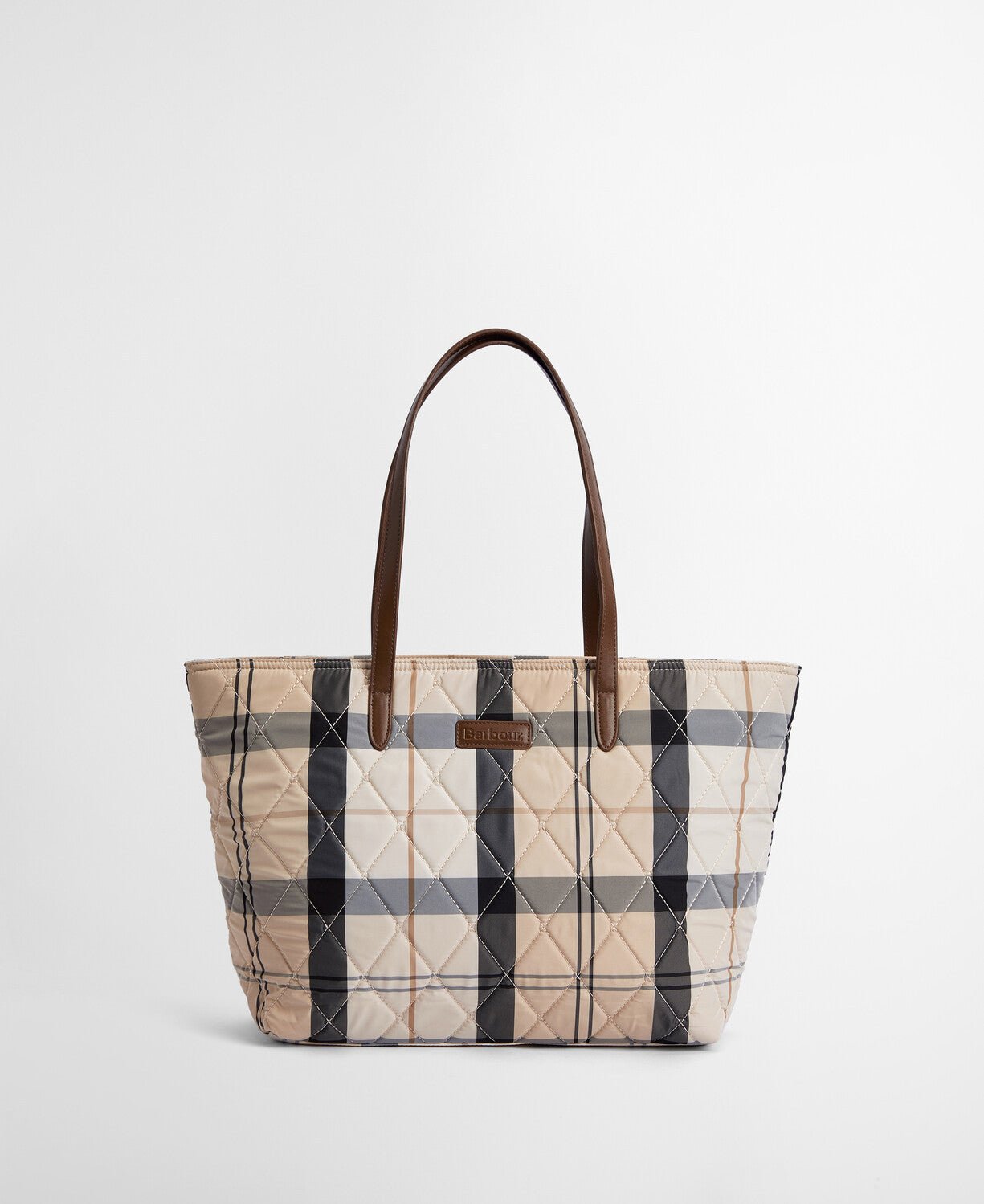 Barbour Wetherham Quilted Tartan Bag - Blue Water Clothing