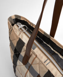 Barbour Wetherham Quilted Tartan Bag - Blue Water Clothing