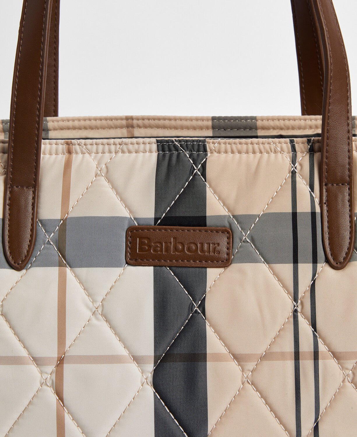 Barbour Wetherham Quilted Tartan Bag - Blue Water Clothing