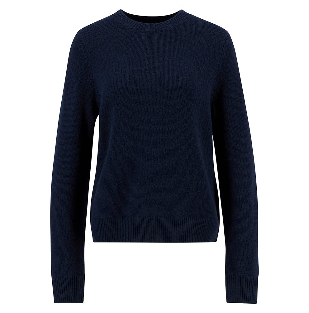 Barbour Woodhouse Knitted Jumper Navy - Blue Water Clothing