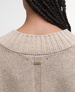BarbourBarbour Antonia Knitted Jumper OatClothingOat - Blue Water Clothing