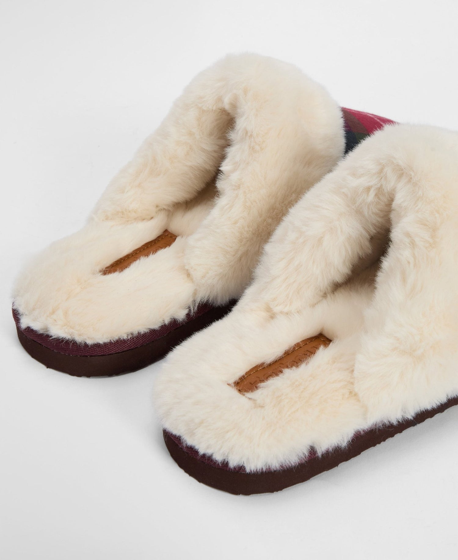BarbourBarbour Claudia Tartan Mule Slipper Winterberry TartanFootwearWinterberry Tartan - Blue Water Clothing