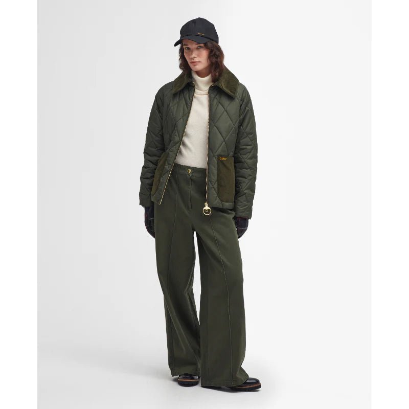 BarbourBarbour Dalroy Quilt Ladies Jacket Olive/AncientCoats & JacketsOlive - Blue Water Clothing