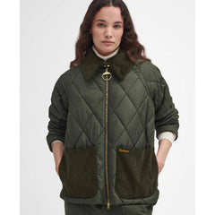 BarbourBarbour Dalroy Quilt Ladies Jacket Olive/AncientCoats & JacketsOlive - Blue Water Clothing