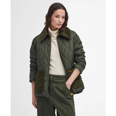 BarbourBarbour Dalroy Quilt Ladies Jacket Olive/AncientCoats & JacketsOlive - Blue Water Clothing