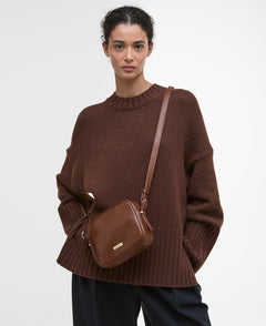 BarbourBarbour Daphne Leather Crossbody Bag BrownBags - Blue Water Clothing
