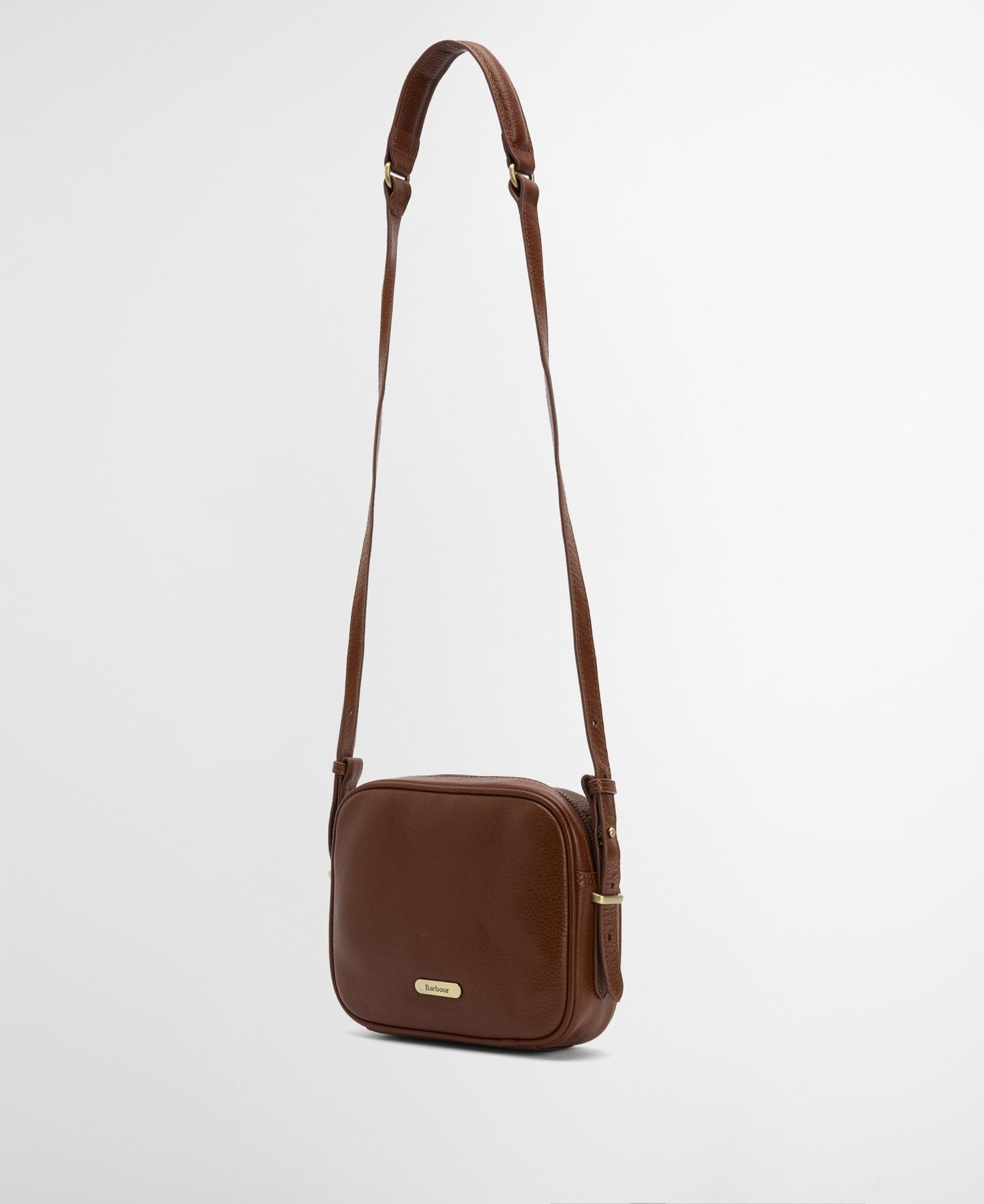 BarbourBarbour Daphne Leather Crossbody Bag BrownBags - Blue Water Clothing