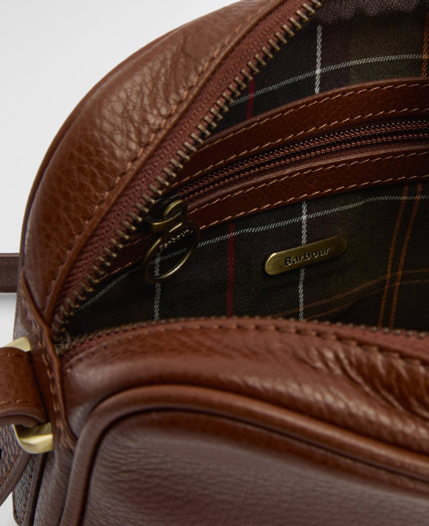 BarbourBarbour Daphne Leather Crossbody Bag BrownBags - Blue Water Clothing