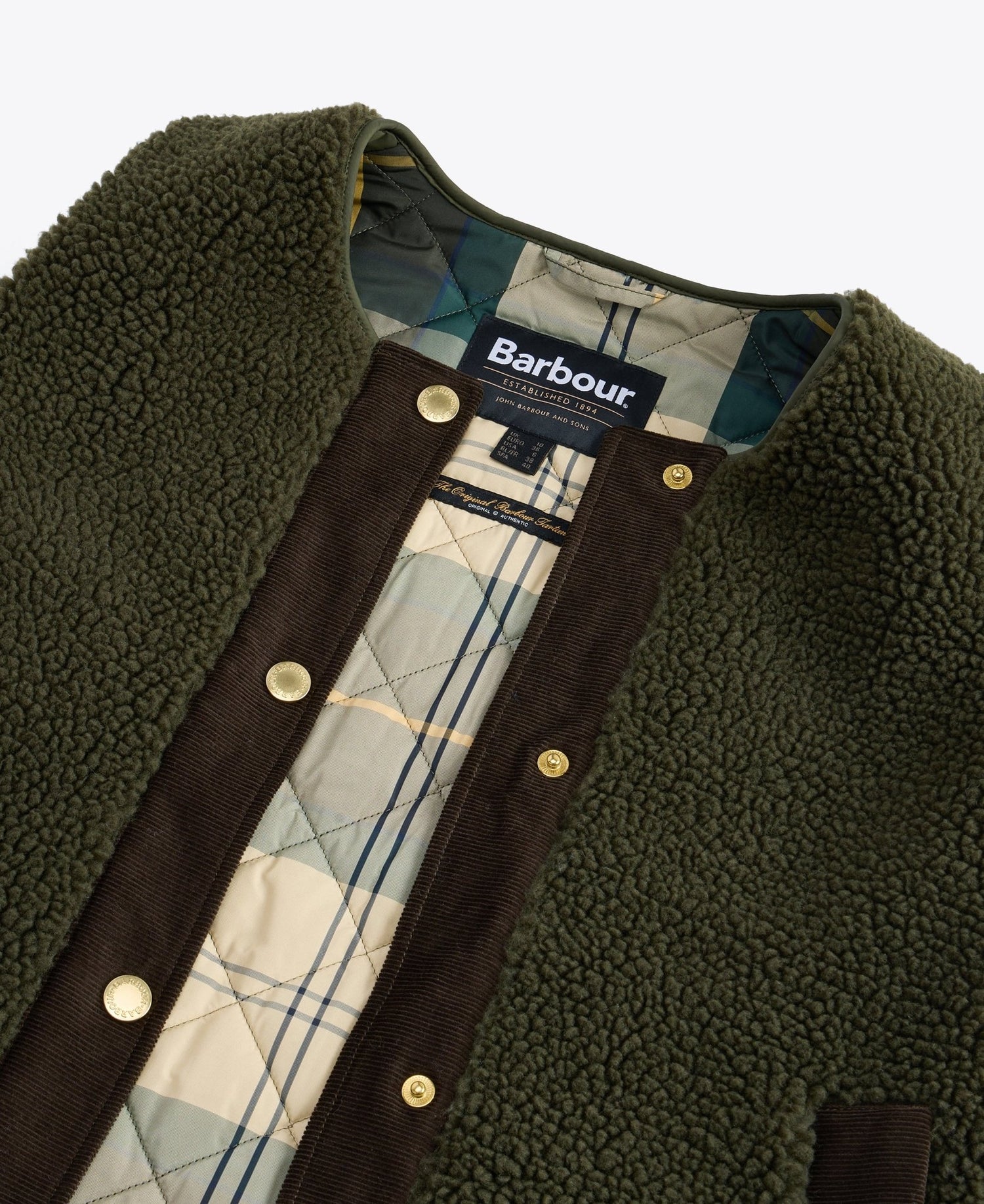 BarbourBarbour Dulsie Liner OliveClothingOlive - Blue Water Clothing