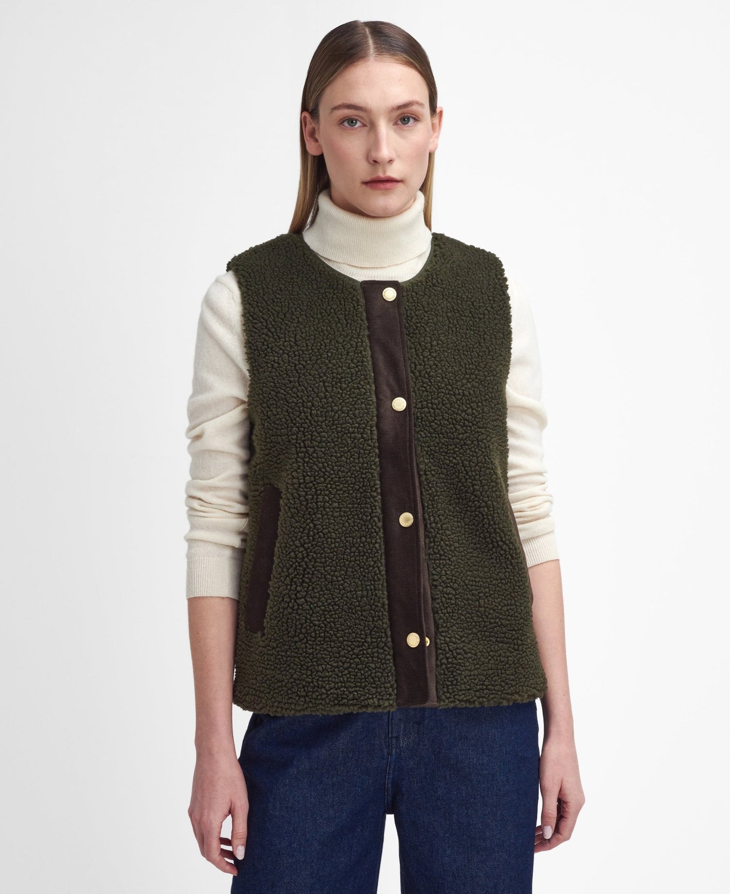 BarbourBarbour Dulsie Liner OliveClothingOlive - Blue Water Clothing
