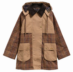 BarbourBarbour Elsie Casual JacketJacketMuted Tartan/Bark/Mixed Tartan - Blue Water Clothing