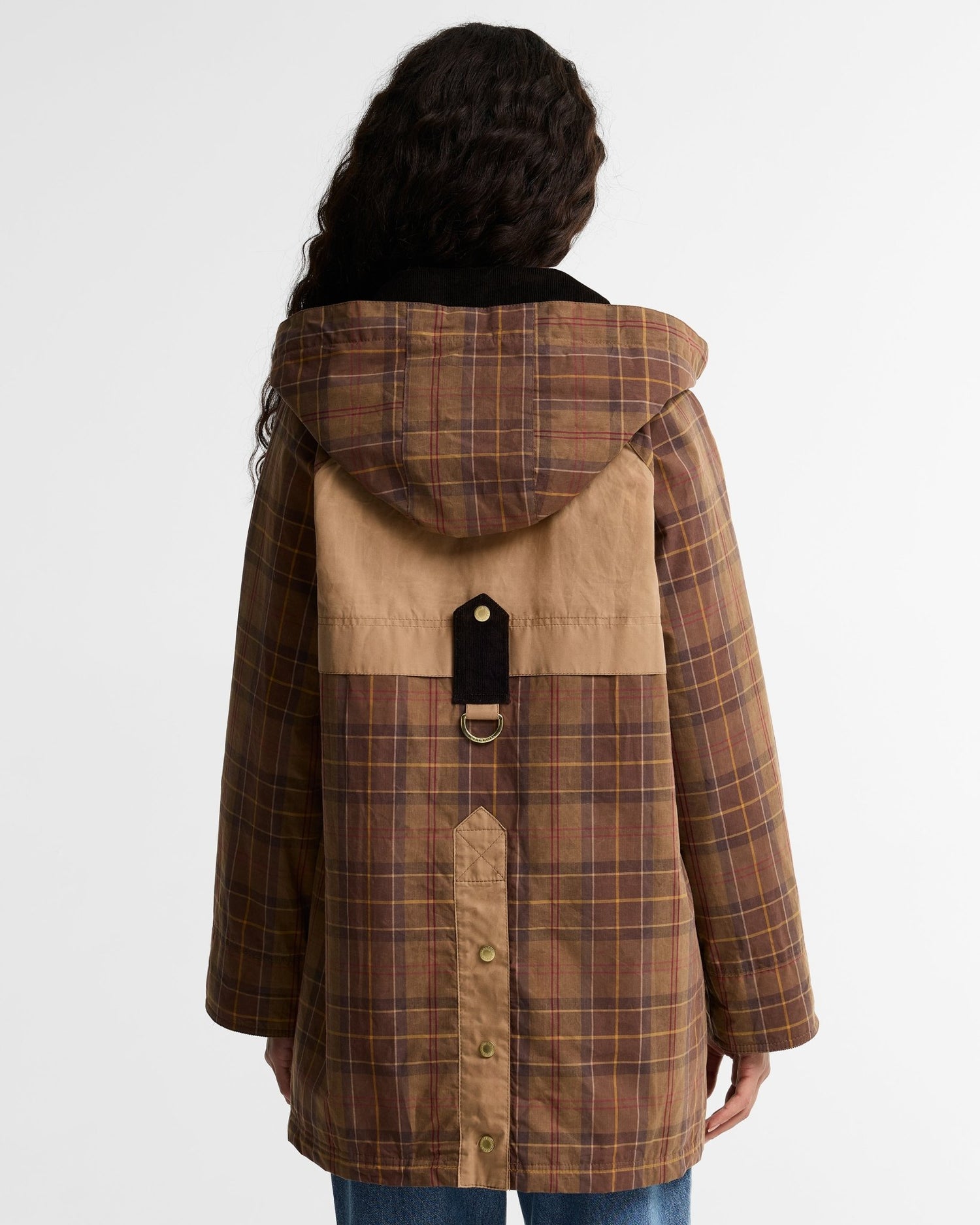 BarbourBarbour Elsie Casual JacketJacketMuted Tartan/Bark/Mixed Tartan - Blue Water Clothing