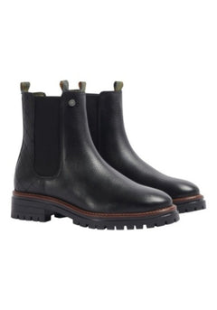 BarbourBarbour Evie Chelsea Boot BlackFootwearBlack - Blue Water Clothing