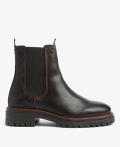 BarbourBarbour Evie Chelsea Boot BlackFootwearBrown - Blue Water Clothing