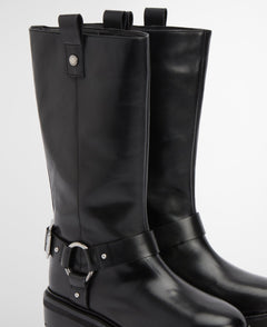 BarbourBarbour Freya Harness Boot BlackFootwearBlack - Blue Water Clothing