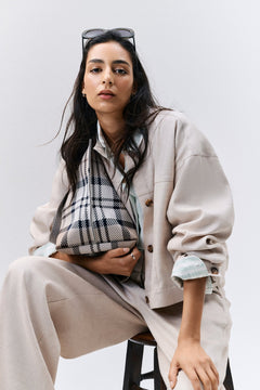 BarbourBarbour Gabby OvershirtTopsMist Beige - Blue Water Clothing