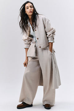 BarbourBarbour Gabby OvershirtTopsMist Beige - Blue Water Clothing