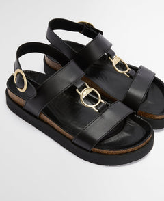 BarbourBarbour Gwen SandalFootwearBlack - Blue Water Clothing