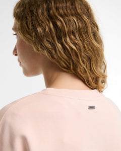 BarbourBarbour Hartland Crew Sweatshirt PinkSweaterPink Blush - Blue Water Clothing