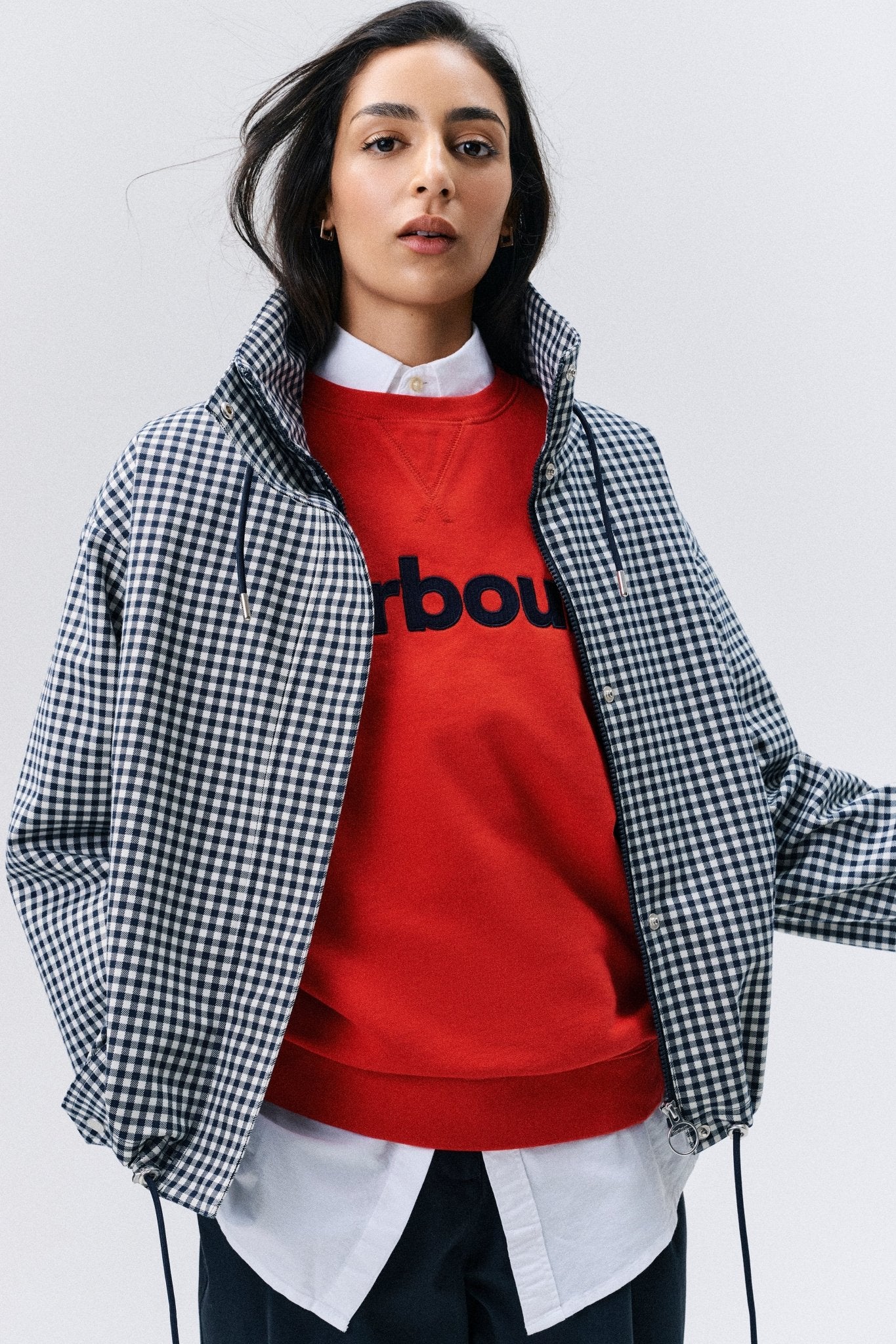 BarbourBarbour Hartland Crew SweatshirtTopsPoppy Red - Blue Water Clothing