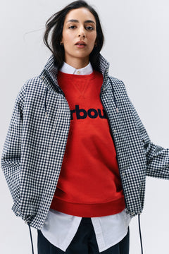 BarbourBarbour Hartland Crew SweatshirtTopsPoppy Red - Blue Water Clothing