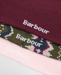 BarbourBarbour Helen Fair Isle Sock Gift SetAccessoriesOlive - Blue Water Clothing