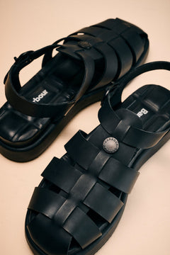 BarbourBarbour Hindburn SandalFootwearBlack - Blue Water Clothing