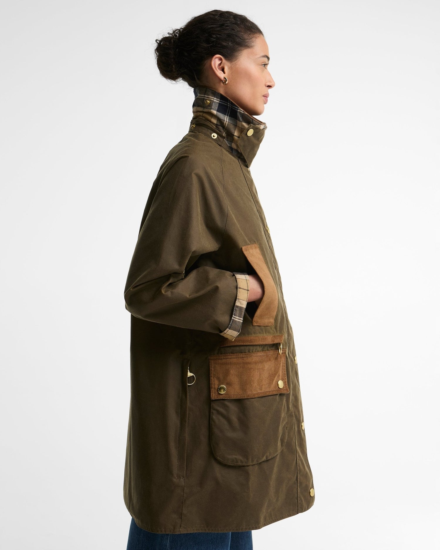 BarbourBarbour Icons Modern Beaufort Wax JacketCoatBeech/Birchwood - Blue Water Clothing