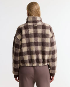 BarbourBarbour international Amaya FleeceJacketTruffle Multi - Blue Water Clothing