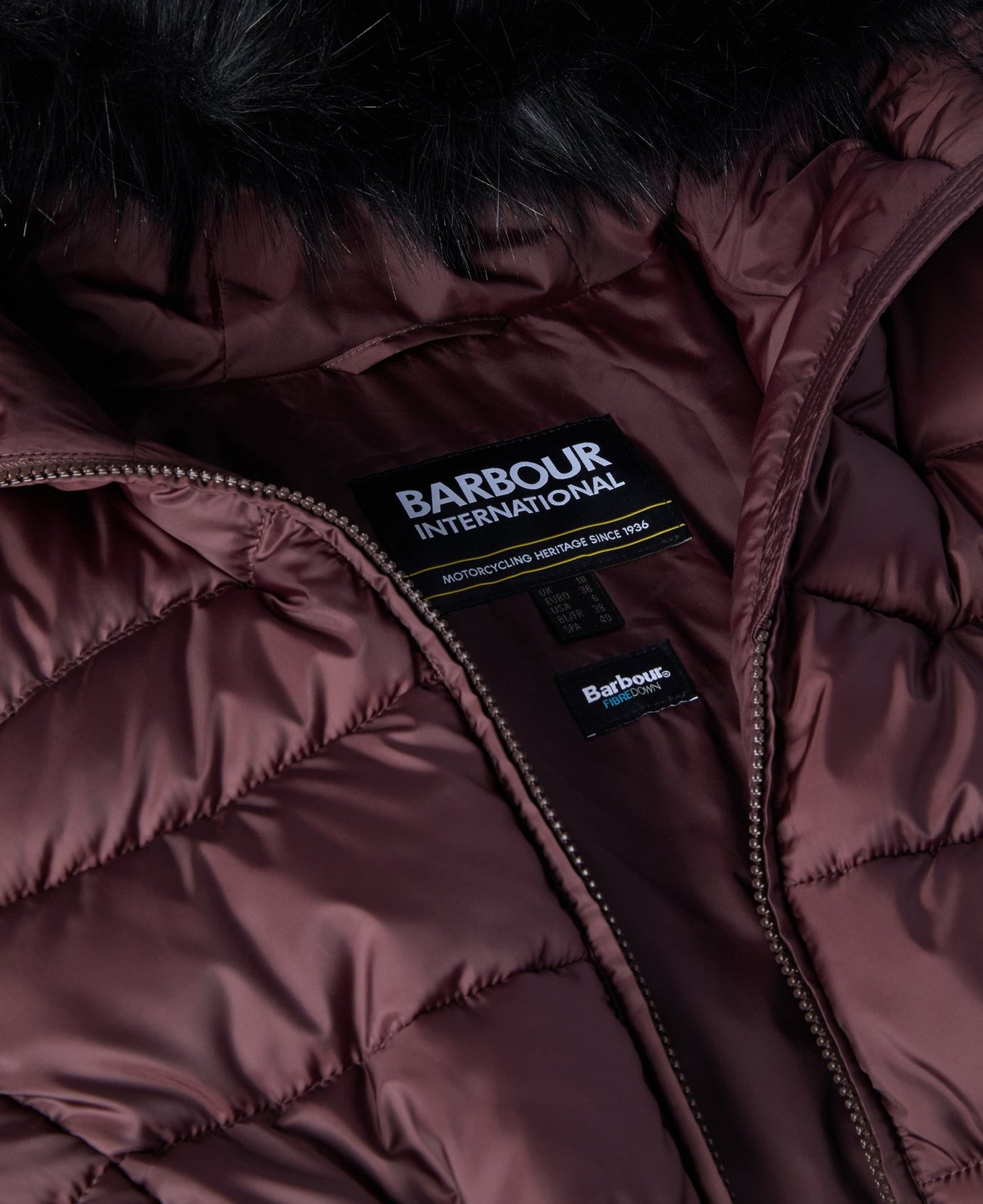 BarbourBarbour international Cher Puffer Jacket Red VelvetCoats & JacketsRed Velvet - Blue Water Clothing