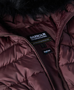 BarbourBarbour international Cher Puffer Jacket Red VelvetCoats & JacketsRed Velvet - Blue Water Clothing