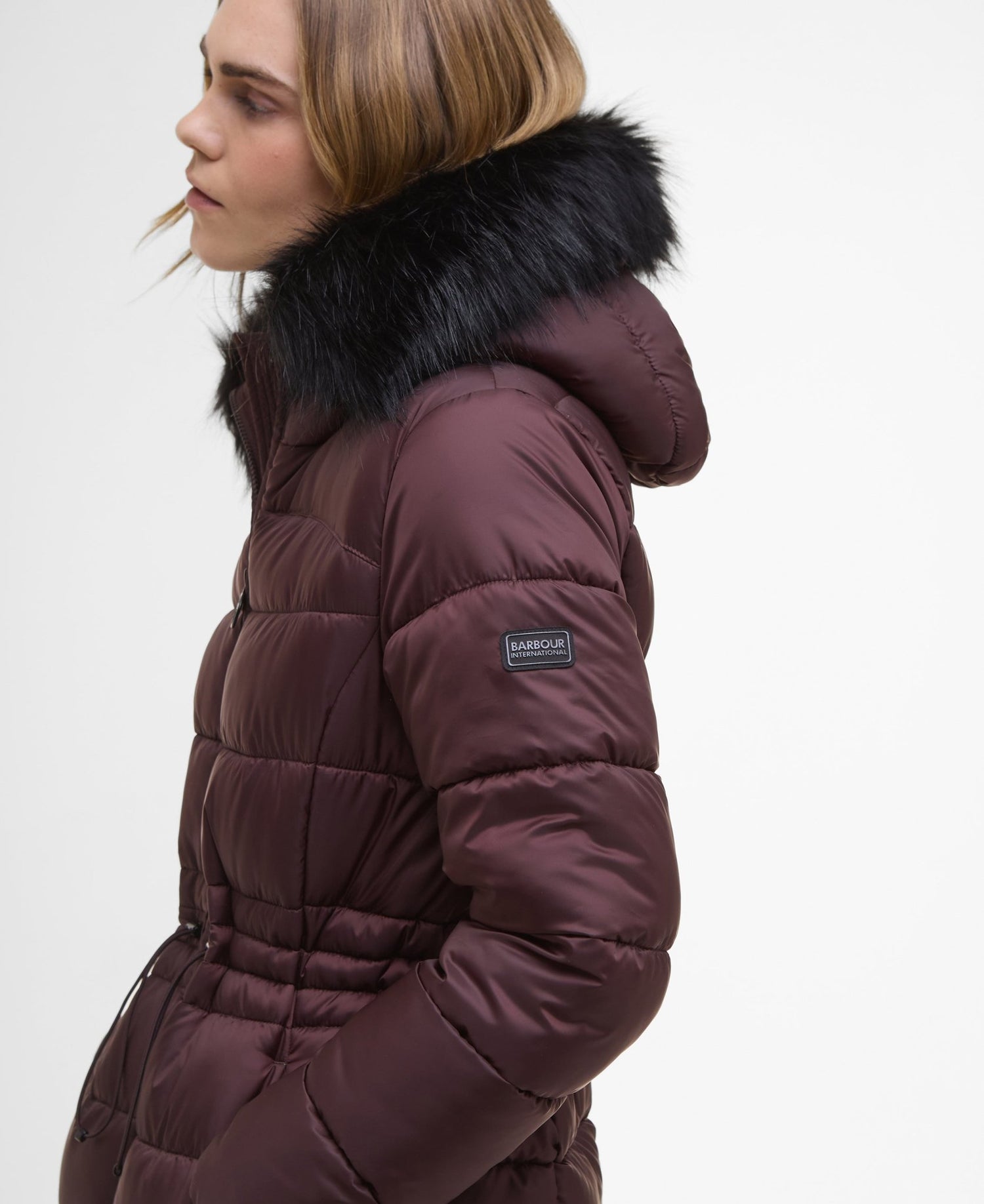 BarbourBarbour international Cher Puffer Jacket Red VelvetCoats & JacketsRed Velvet - Blue Water Clothing