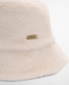 BarbourBarbour International Cyrus Faux Fur Bucket HatHatNutmeg - Blue Water Clothing