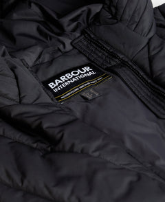 BarbourBarbour International Diablo Quilted Sweat BlackTopsBlack - Blue Water Clothing