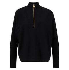 BarbourBarbour international Lola Knitted Jumper BlackTopsBlack - Blue Water Clothing