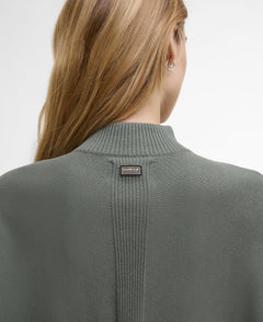 BarbourBarbour International Lola Knitted Jumper Dusty KhakiTopsDusty Khaki - Blue Water Clothing