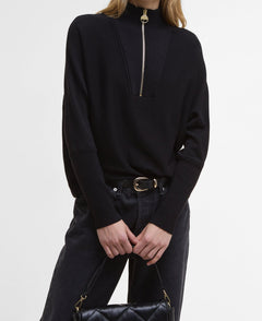 BarbourBarbour International Lola Knitted JumperSweaterBlack - Blue Water Clothing