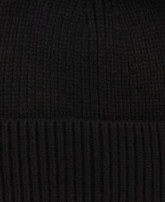 BarbourBarbour International Mallory Pom Beanie Hat BlackAccessories - Blue Water Clothing
