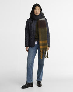 BarbourBarbour Isla Tartan Boucle ScarfScarf - Blue Water Clothing