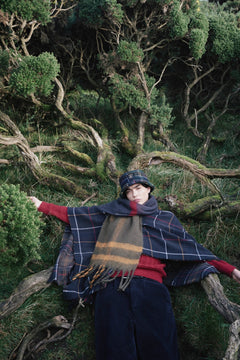 BarbourBarbour Isla Tartan Boucle ScarfScarf - Blue Water Clothing