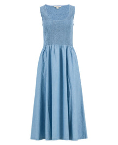 BarbourBarbour Josie Midi DressDressesChambray - Blue Water Clothing