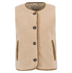 BarbourBarbour Luciana Fleece Gilet NaturalTopsNatural - Blue Water Clothing