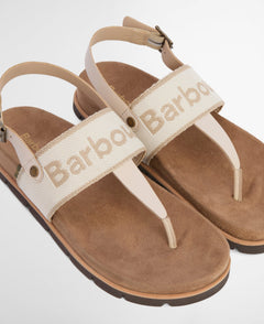 BarbourBarbour Lumley Toe Post SandalFootwearBeige - Blue Water Clothing