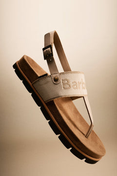 BarbourBarbour Lumley Toe Post SandalFootwearBeige - Blue Water Clothing