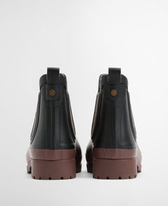 BarbourBarbour Mallow Chelsea Welly Black VicunaFootwearBlack/Vicuna - Blue Water Clothing