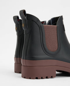 BarbourBarbour Mallow Chelsea Welly Black VicunaFootwearBlack/Vicuna - Blue Water Clothing