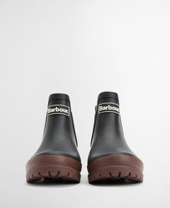 BarbourBarbour Mallow Chelsea Welly Black VicunaFootwearBlack/Vicuna - Blue Water Clothing