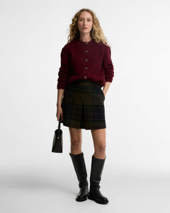 BarbourBarbour Marlow Mini SkirtSkirtShadow Classic Tartan - Blue Water Clothing