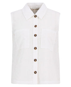 BarbourBarbour Melody ShirtTopsWhite - Blue Water Clothing