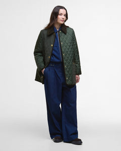 BarbourBarbour Meryl Quilted Jacket Olive/Ancient TartanClothingOlive - Blue Water Clothing